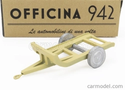Officina-942 Príves Rimorchio Viberti Trasporto Carro L3 1939 1:76 Vojenský piesok