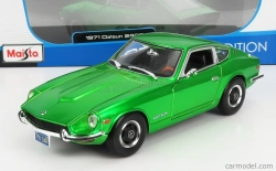 Maisto Nissan Datsun 240z Coupe 1971 1:18 Green Met