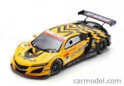 Spark-model Honda Nsx Gt3 Team Upgarage N 18 Gt300 Super Gt 2021 Takashi Kobayashi - Teppei Natori 1:43 Yellow Black
