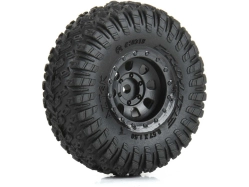 Pro-Line kolo 1:30, pneu Aztek, disk černý Clobber (4): Axial SCX30