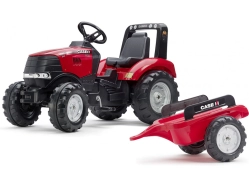 BAZAR - FALK - Šlapací traktor Case IH Puma 240CVX s vlečkou