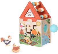 2Kids Toys Motorická kostka Farma 2 v 1 - poškozený obal