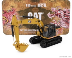 Dm-models Caterpillar Cat320 Gx Escavatore Cingolato - Tractor Hydraulic Excavator Scraper 1:50 Žlutá Černá
