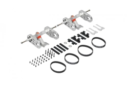 Exway ACE RKP Trist truck set pre 4WD (strieborný)