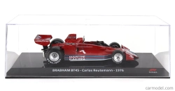 Edicola Brabham F1 Brabham Bt45b Martini Racing N 7 Sezóna 1976 Carlos Reutemann - Con Vetrina - s vitrínou 1:24 červená