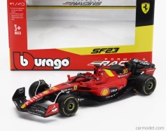Bburago Ferrari F1 Sf-23 Team Scuderia Ferrari N 16 4th Monza Italy Gp 2023 Charles Leclerc 1:43 Červená Černá Žlutá