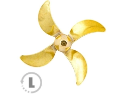 Raboesch lodná skrutka triedy 158 70 mm M4 4-listá ľavá