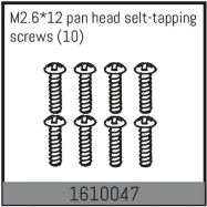 M2.6*12 pan head selt-tapping screws (10)