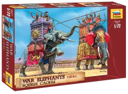 Zvezda figurky War Elephants III-II B. C. (1:72)
