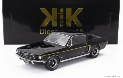Kk-scale Ford usa Mustang Gt Fastback Coupe 1968 1:18 Black