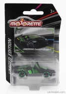 Majorette Lamborghini Countach Lpi 800-4 2021 1:64 Černá Zelená