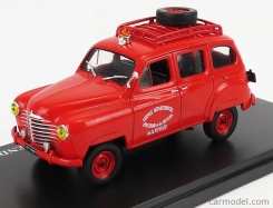 Edicola Renault Colorale Pompiers Break 4x4 Service Departemental D'incendie Et De Secours De La Vendee 1955 1:43 Red