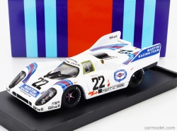 Brumm Porsche 917k 4.9l Team Martini Racing N 22 Winner 24h Le Mans 1971 Helmut Marko - Gijs Van Lennep 1:43 Bílá Modrá Červená