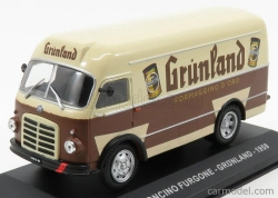 Edicola Om Fiat Leoncino Truck Van Grunland Formaggino D'oro 1959 1:43 Hnedá béžová