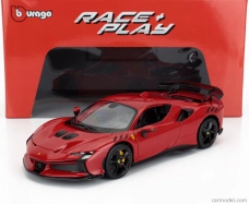 Bburago Ferrari Sf90 Xx Stradale 2024 1:18 Rosso Corsa - Červená Černá