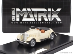 Matrix scale models Rover 12hp (p1) Tourer Cabriolet Open 1934 1:43 Bílá