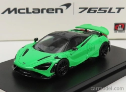 LCD model Mclaren 765lt 2020 1:64 zelený