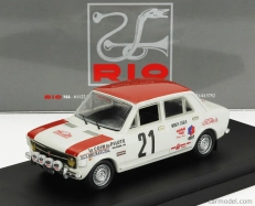 Rio-models Fiat 128 (night Version) N 21 Rally Montecarlo 1970 Alain Jallot - Gerard Marion 1:43 Bílá Červená