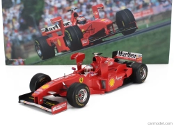 Werk83 Ferrari F1 F300 N 3 s vežovými krídlami 2. Imola Gp 1998 Michael Schumacher 1:18 červená