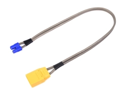 Konverzný kábel pre batériu EC3 - prístroj XT-90 14AWG 40cm