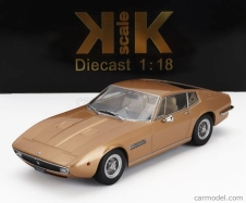 Kk-scale Maserati Ghibli Coupe 1969 1:18 Gold Met