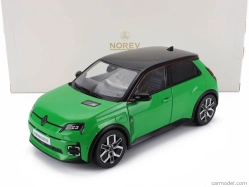 Norev Renault R5 E-tech 2024 1:18 Pop Green Black