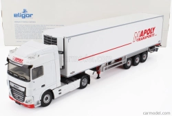 Eligor DAF Xf 460 My17 Truck Semi-frigo Napoly Transports 2017 1:43 Bílá