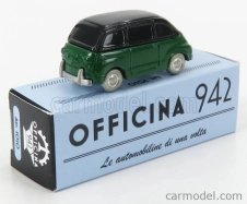 Officina-942 Fiat 600 Multipla 1956 1:76 zelená čierna