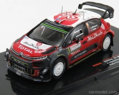 Ixo-models Citroen C3 Wrc Abu Dhabi N 9 Rally Sardegna 2017 A.mikkelsen - A.synnevaag 1:43 Červená Biela Sivá