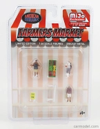 American diorama Figures Set - Farmers Market 1:64 Různé