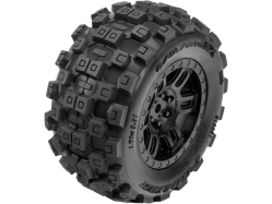 Pro-Line kolo 1:16, pneu Badlands, disk černý H12mm (2): Arrma Mini Kraton