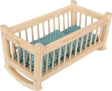 small foot Dřevěná kolébka pro panenky přírodní
