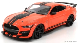 Maisto Ford usa Mustang Shelby Gt500 Coupe 2020 1:18 Orange