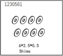 Podložky 6×2,5×0,5 (8)