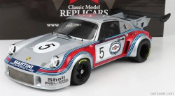 Cmr Porsche 911 930 Carrera Rsr Turbo 2.1l Team Martini Racing N 5 1:12, stříbrná
