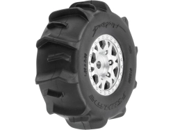 Kolesá Pro-Line 1:16, pneumatiky Dumont, čierny disk, H12mm (4): Mojave GROM