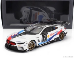 Minichamps BMW radu 8 M8 Gte Team Bmw Motorsport Mission 8 N 1 Racing 2019 1:18 Biela modrá červená čierna