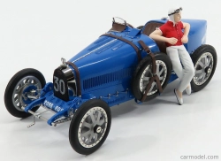 Cmc Bugatti T35 N 30 With Driver Figure 1924 1:18 Blue