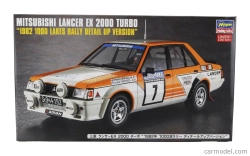 Hasegawa Mitsubishi Lancer Ex 2000 Turbo N 7 Rally 1000 Lakes 1982 Pentti Airikkala - Juha Piironen 1:24 /