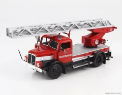 BAZAR-Edicola IFA S4000 Dl25 Truck Scala Feuerwehr Est Germania 1965 1:43 Červená Stříbrná