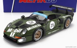 Werk83 Porsche 911 Gt1 3.2l Turbo Team Porsche Ag Mobil1 N 25 Predkvalifikácia 2. 24h Le Mans 1996 T.boutsen - H.j.stuck - B.wollek 1:18 Matt Green
