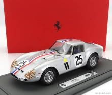 Bbr-models Ferrari 250 Gto 3.0l V12 Coupe Team Ecurie Francorchamps N 25 4th 24h Le Mans 1963 Leon Dernier Elde - Pierre Dumay - Con Vetrina - S vitrínou 1:18 Silver