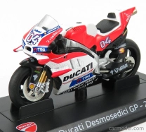BAZAR-Edicola Ducati Gp16 Team Ducati N 4 Season Motogp 2016 Andrea Dovizioso - Damage Display Box 1:24 Červená Bílá