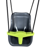 2Kids Toys Plastová baby houpačka tmavě šedá