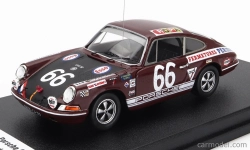 Trofeu Porsche 911t Team Egreteaud N 66 24h Le Mans 1969 J.egreteaud - R.lopez 1:43 Bordeaux Black