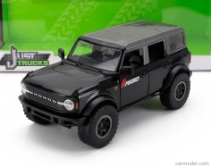 Jada Ford usa Bronco 2021 so sadou 4x pneumatík 1:24 čierno-sivá