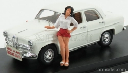 Rio-models Alfa romeo Giulietta Concorso Miss Italia 1955 s obrázkom 1:43 biela