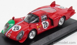 Najlepší model Alfa romeo 33.2 Lm N 26 1000km Monza 1968 Trosch - Gosselin 1:43 Red