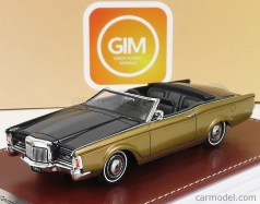 Great-iconic-models Lincoln Continental Mark Iii Convertible 1971 1:43 Černé Zlato