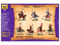 Zvezda figúrky Samurai Warriors-Cavalry XVI – XVII A. D. (1:72)